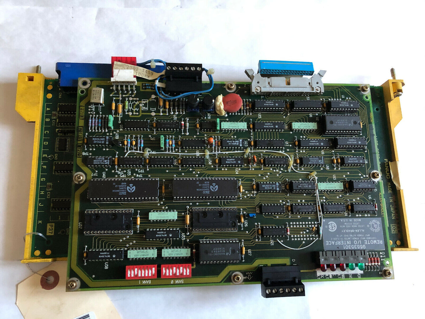 Fanuc A16b-2200-0431/03A Card W/  Allen-Bradley 96635301 Remote I/O,Sj,Fd