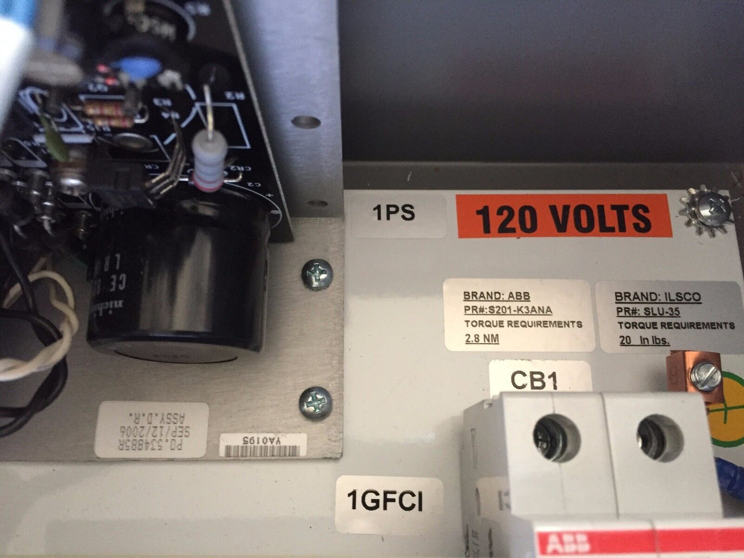 New Sick 7023639,Sick 7023639-07100008,Wiring Hub,1Ph Control Box 115Vac,Bj