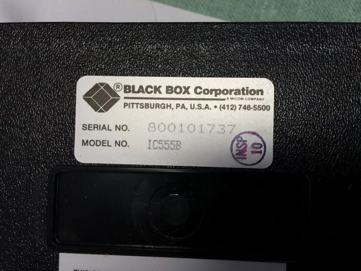 New Black Box Ic555b, Asi-Iii   ,100-0019-001, Ps154,Cv,Bv