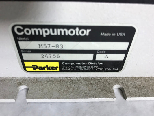 Parker M57-83 Compumotor Stepper Motor Drive  Code 4,Eq