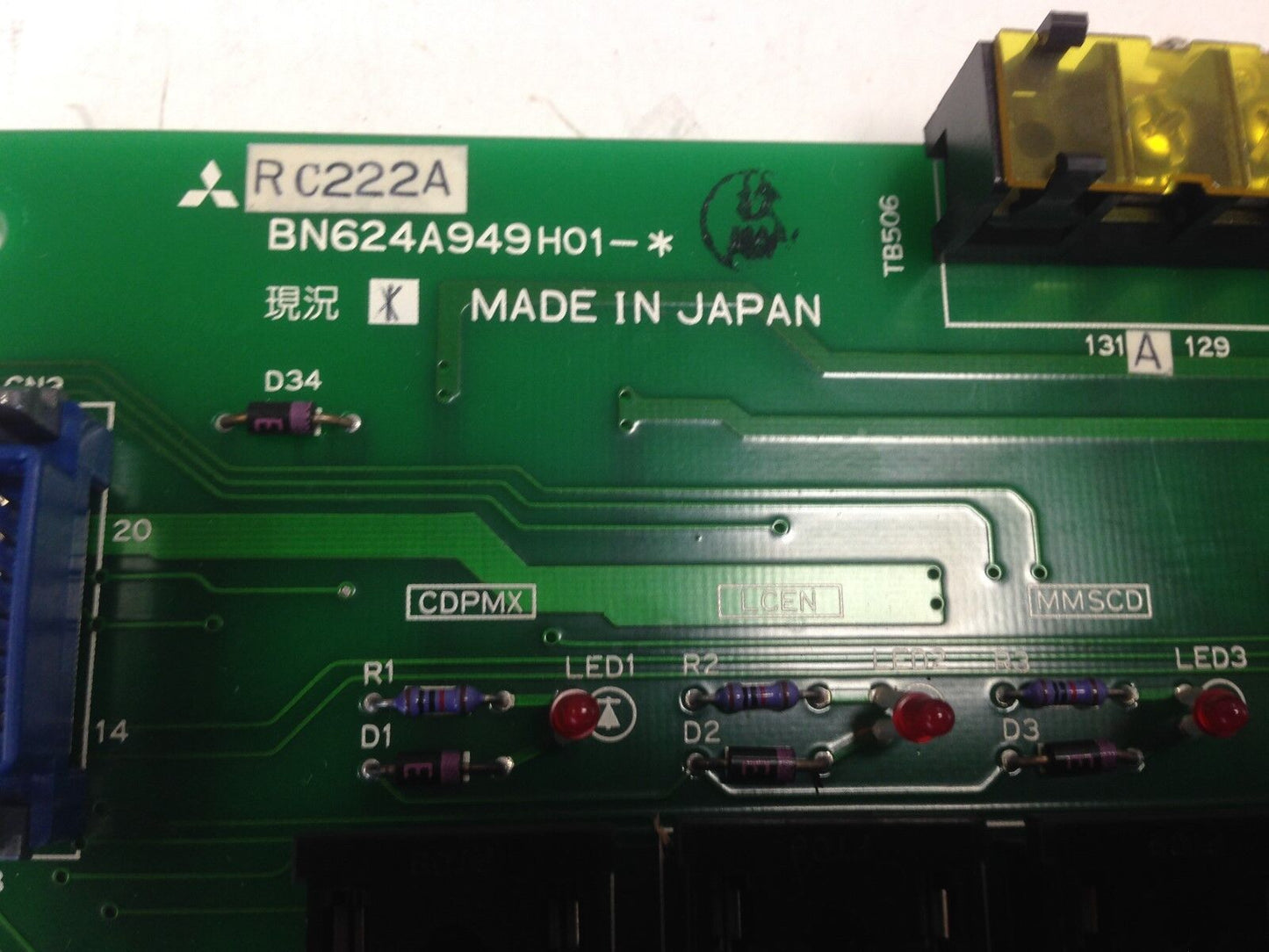 Mitsubishi Bn624a949h01,Rc22a Board Mazak Mitsubishi Rc222a,Eg
