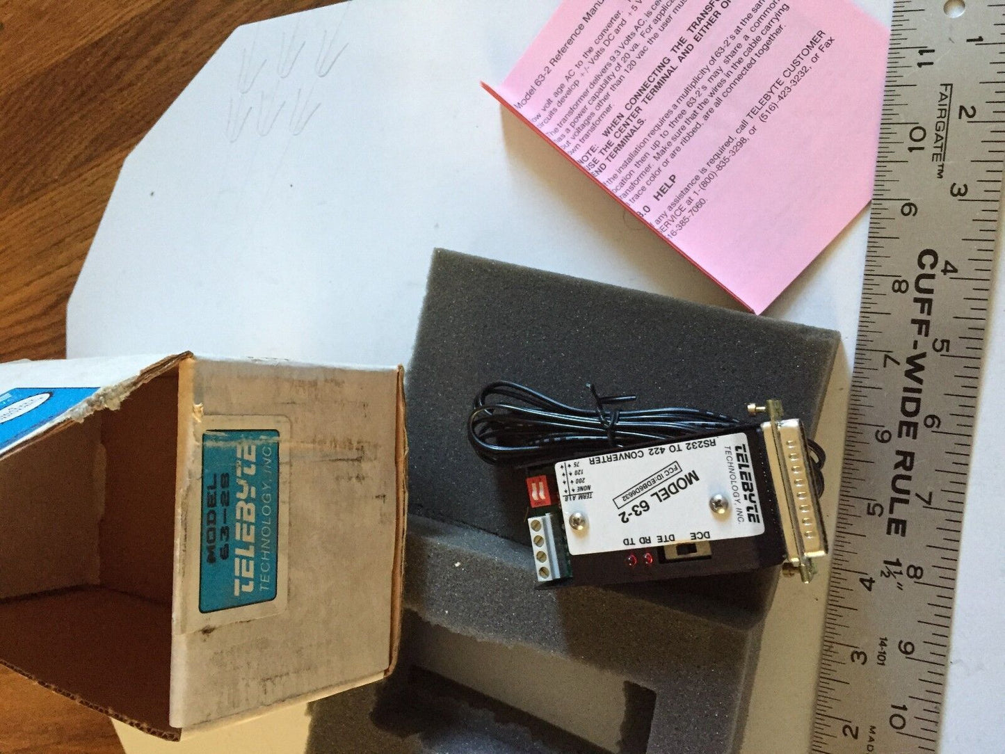 New Telebyte 63-2, 63-2S Rs232 To 422 Converters,Ct