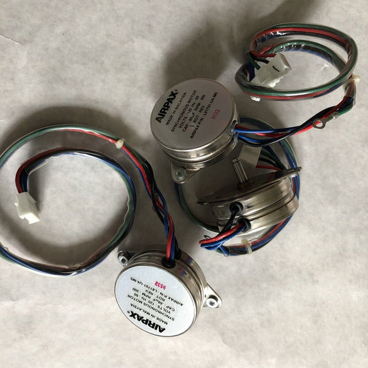 New Lot 3 Airpax L81791-U4-M5 ,9532 Synchronous Motor 120V.68Uf Cap 300Rpm,Be