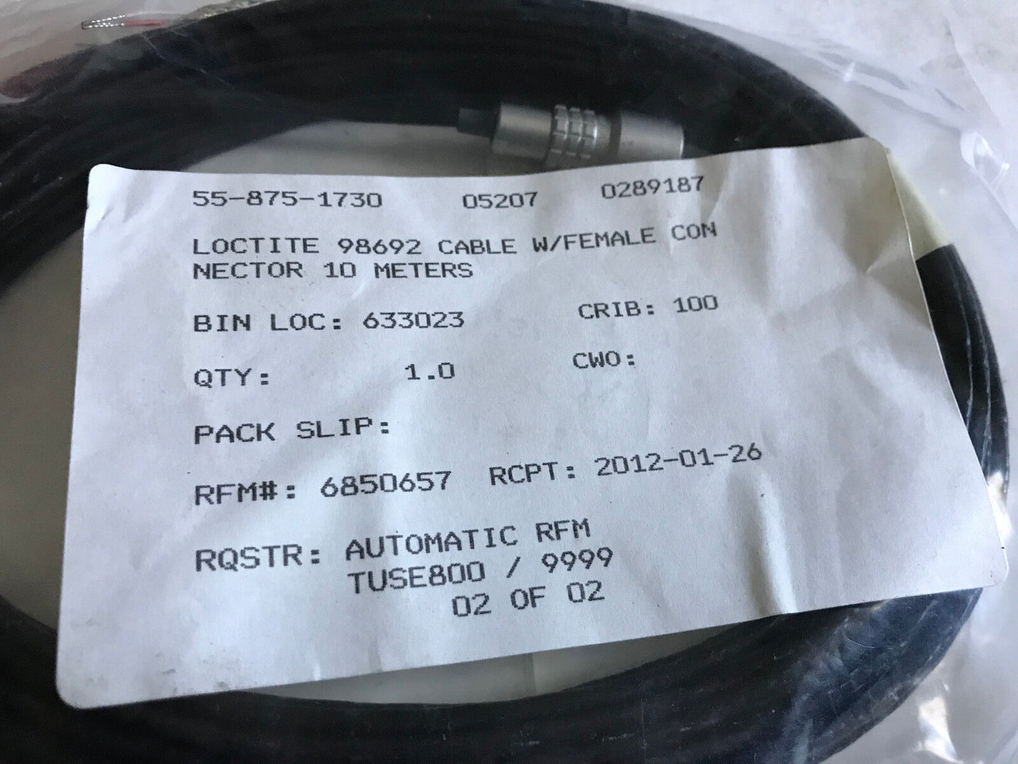New Henkel Loctite 98691 918091 Transducer,500 Psi Henkel 98692 918096 Sensor,Ax