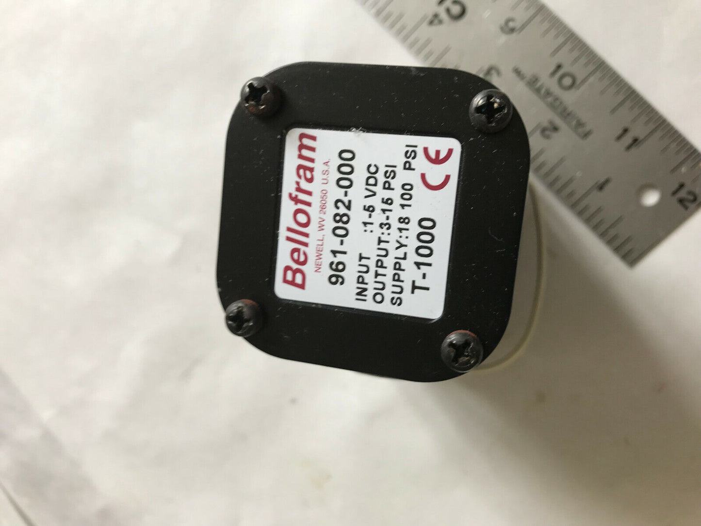 New Bellofram 961-082-000,T-1000 Motor Marsh Transducer 1000E/P,Sm