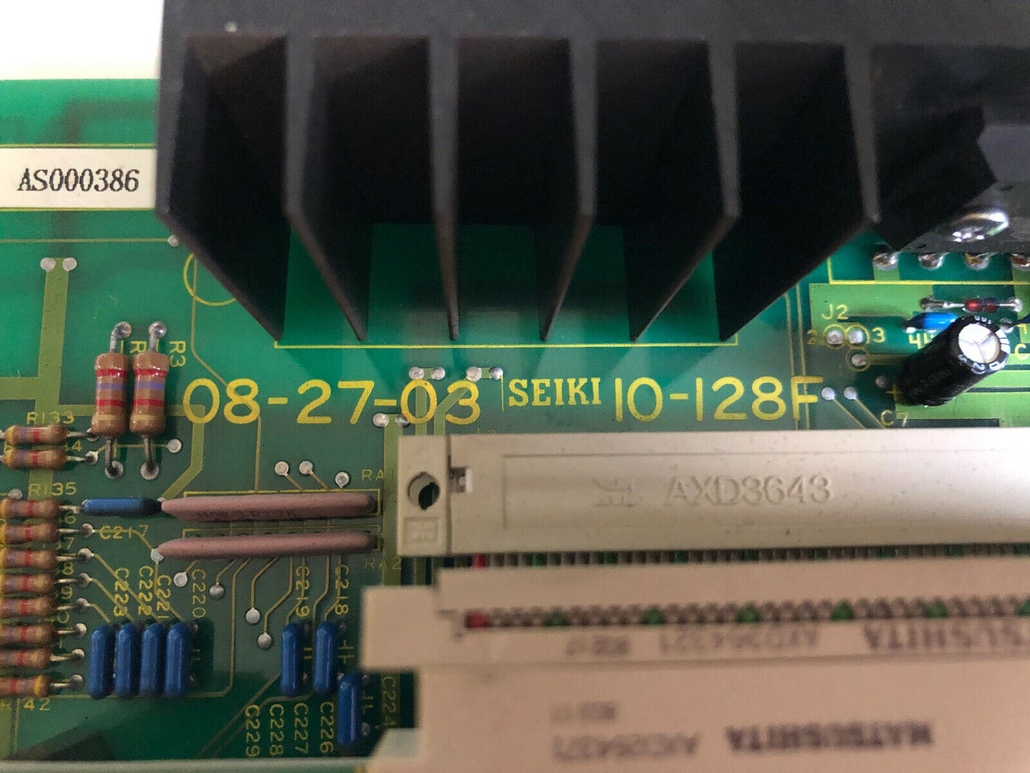 Seiki 10-128F,Io-128F,I0-128F,08-27-03,Smcn-2B,  Plc Board ,Sm
