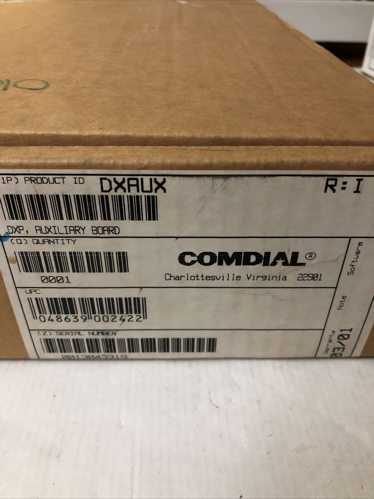 New Comdial Dxaux Dxopt-Com Auxiliary Plc Board Pa022-101.8,Pa022-201.3,Cy