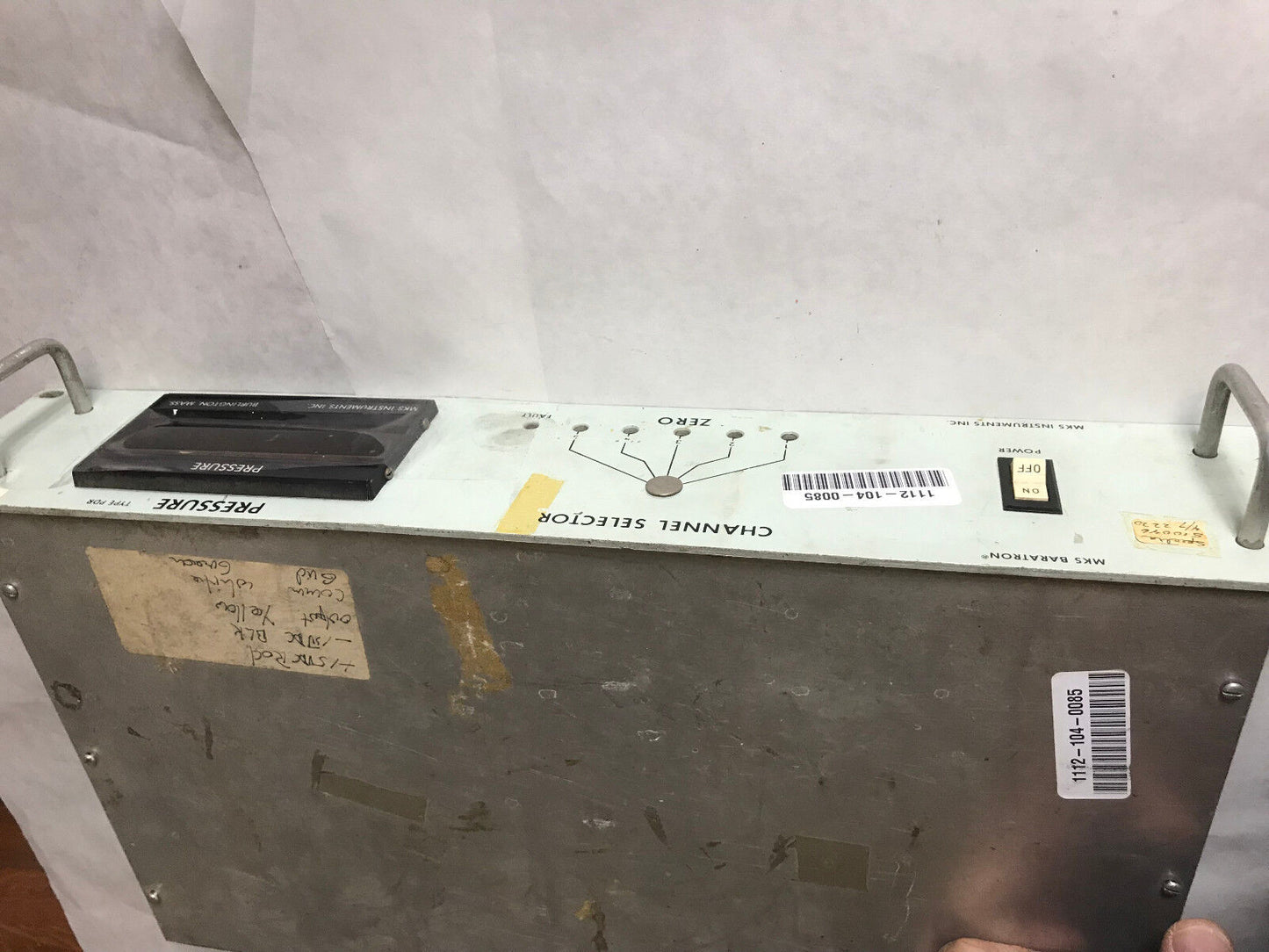 Mks Ps/Dvm Baratron Pdr-1 Pressure Transducer Power Supply/Readout Type Pdr,Sh