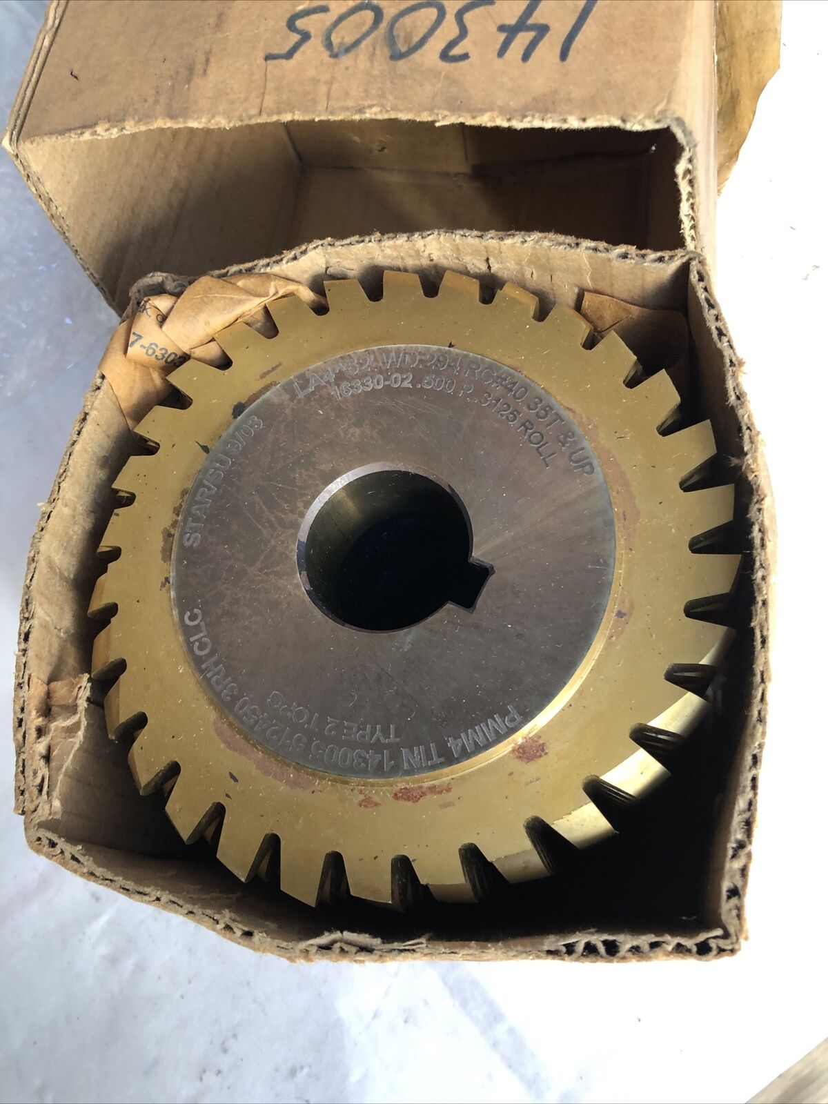 Star Su 9/03,Pmm4 Tin 143005 512450 3Rh Clc,La4 52 Wd294,Gear Hob,Type2 Topg,Ff
