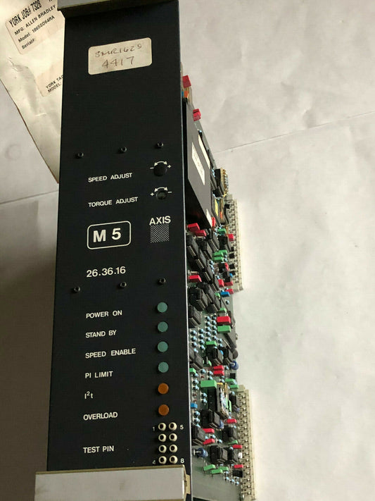 Sieb & Meyer 26.36.015.11,Sieb Meyer M5 Axis Amplifier 26.36.16,1865Sd64ra,Fl