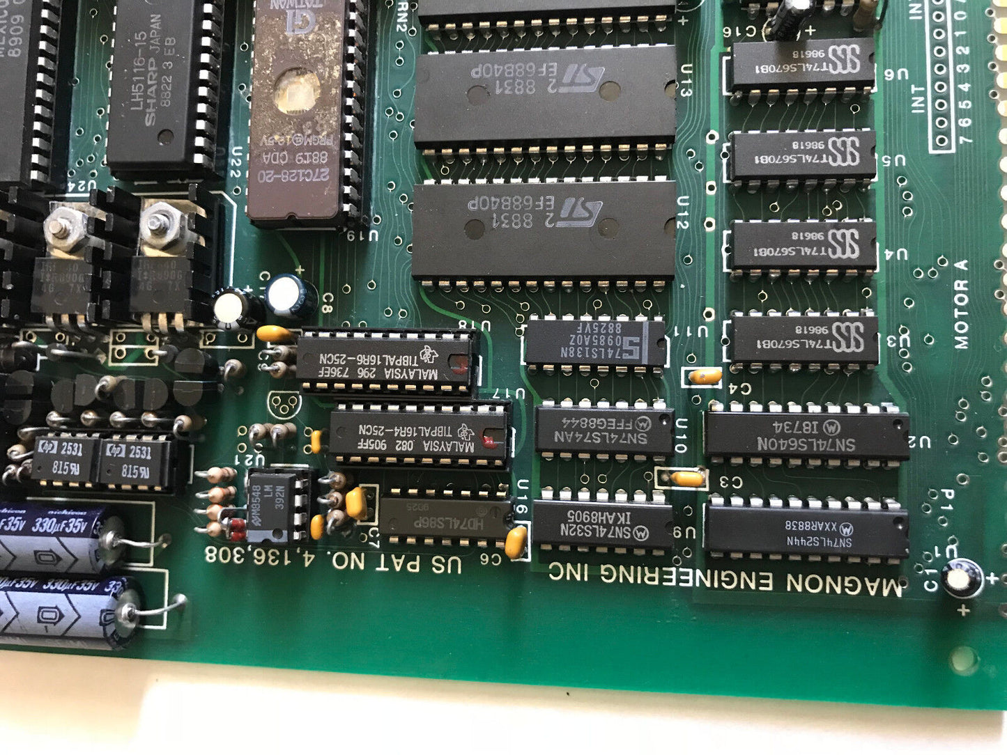 Magnon Engineering 4,136,308   P/N 11200 Pcb Board,Magnon 4,136,308,Ah