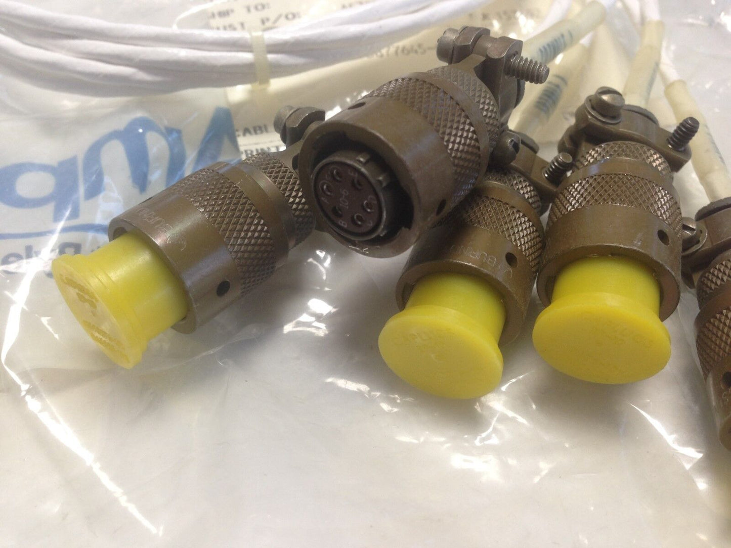 New Amphenol P23461-1,5 Spindle Transducer Connector Cable Assembly,Cordset,Di