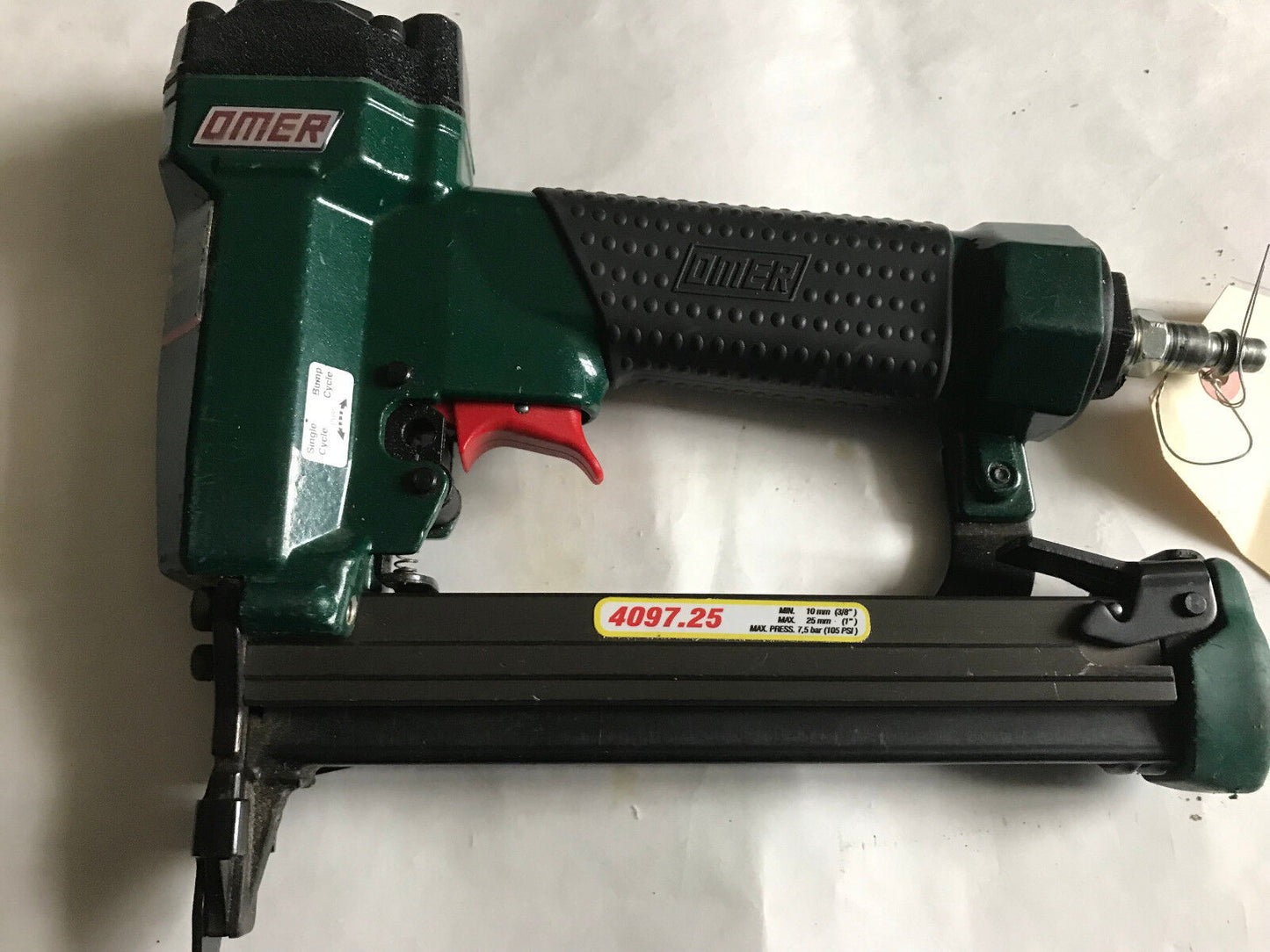 Omer 4097.25 Pneumatic Stapler  Air Tool,Omer 409725, 105 Psi,Si