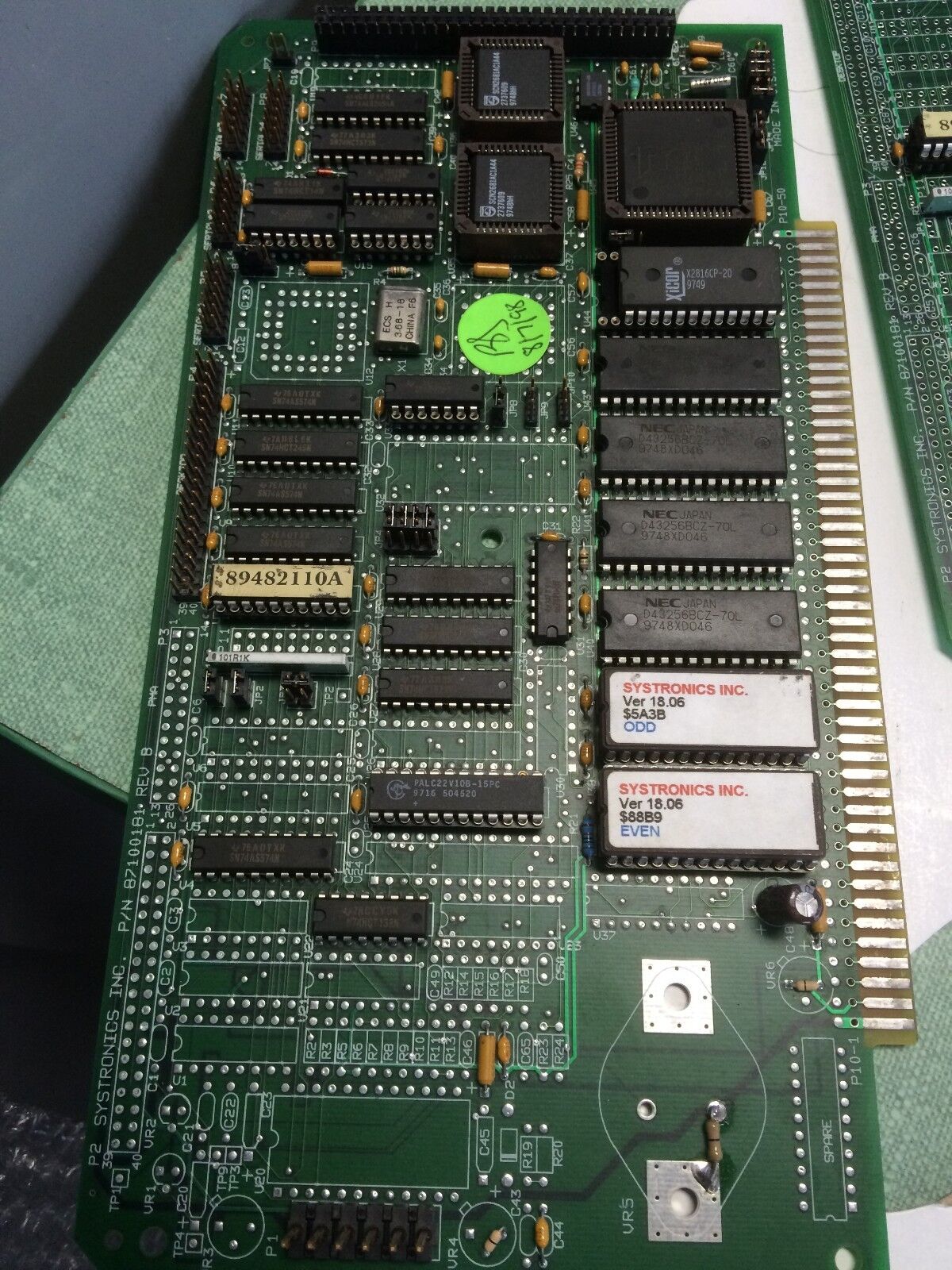 Systronics 87100181 Rev. B Circuit Board,Bv