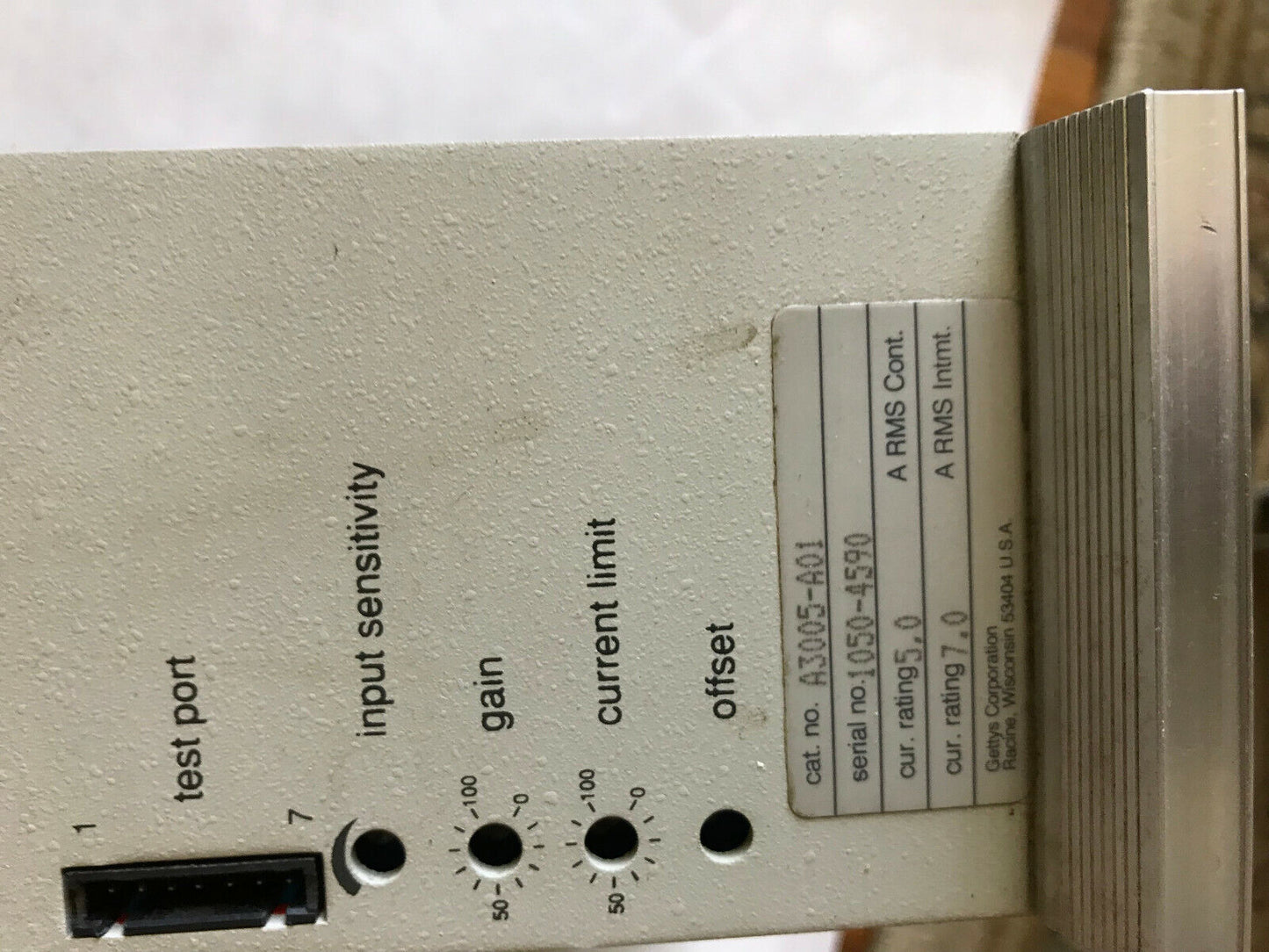 Aeg A3005-A01,Gettys A3000 Plc Controller,44-0087-102,11-0191-05,Th