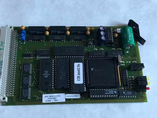Sca Apc 3000-31 Cpu Board,0153.0301,Apc 3000-31,Ek