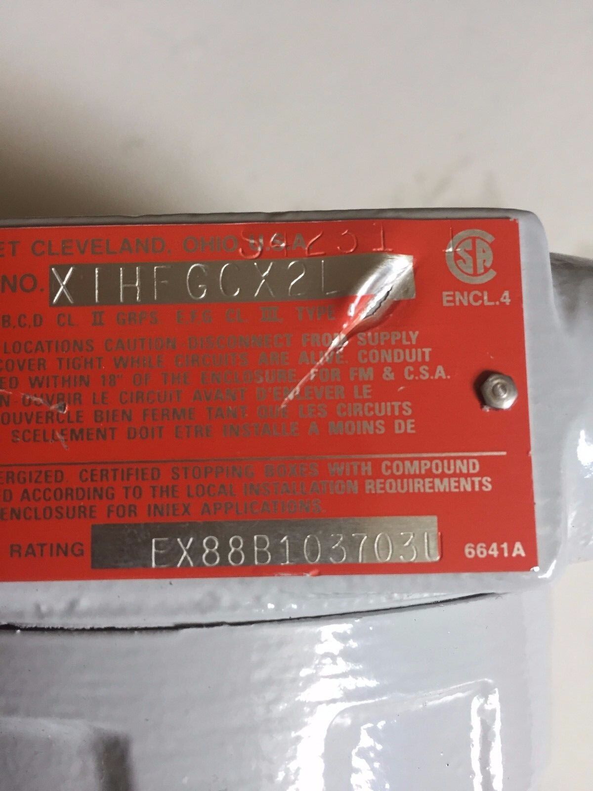 Ronan X54-202L-0.0.100.0E-B-Exp,X54-202L,Sr,Xihfgcx2l Indicator 20Ma Nema4 L,Ct