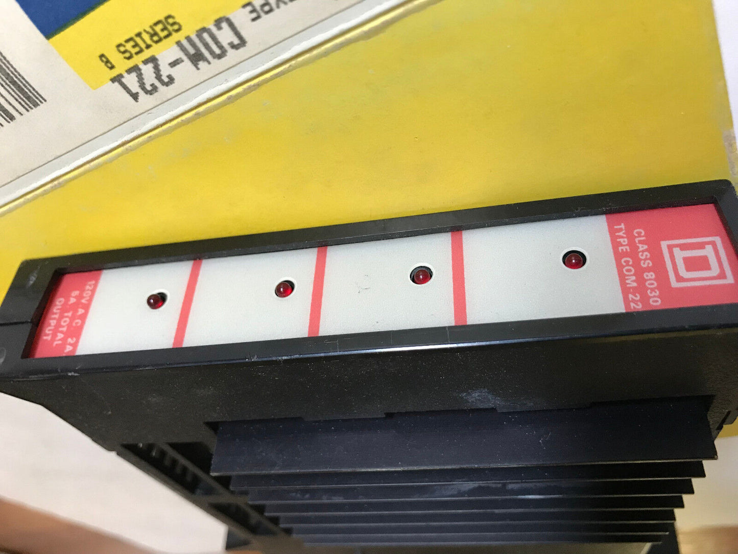 New Square-D 8030 Com-221 Plc Output Sy/Max Pilot Duty Progammable,Ep