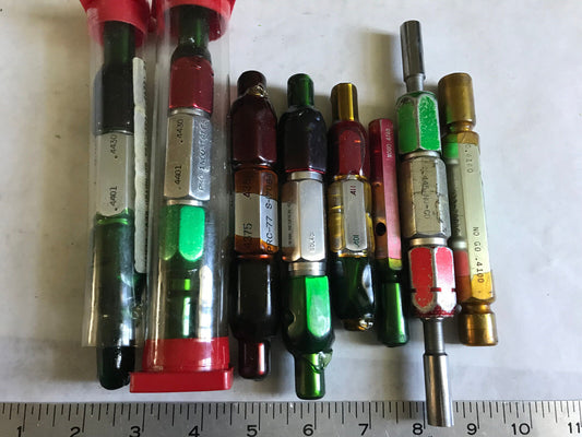 Lot Plug Gage Go Nogo Van Keuren .4401,4430,4375,4381,40,50,401,411,4640,445,Es