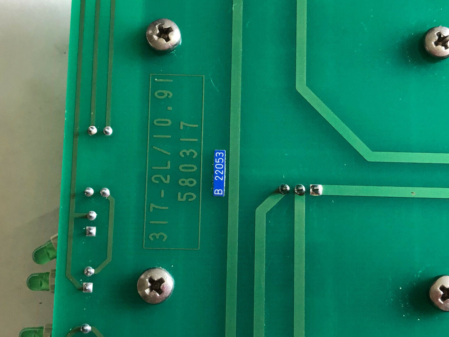 Rofin-Sinar 317-2/10.91,581317,Rofin 000202,Sinar 317-2B/10.91 ,580317 Board,An