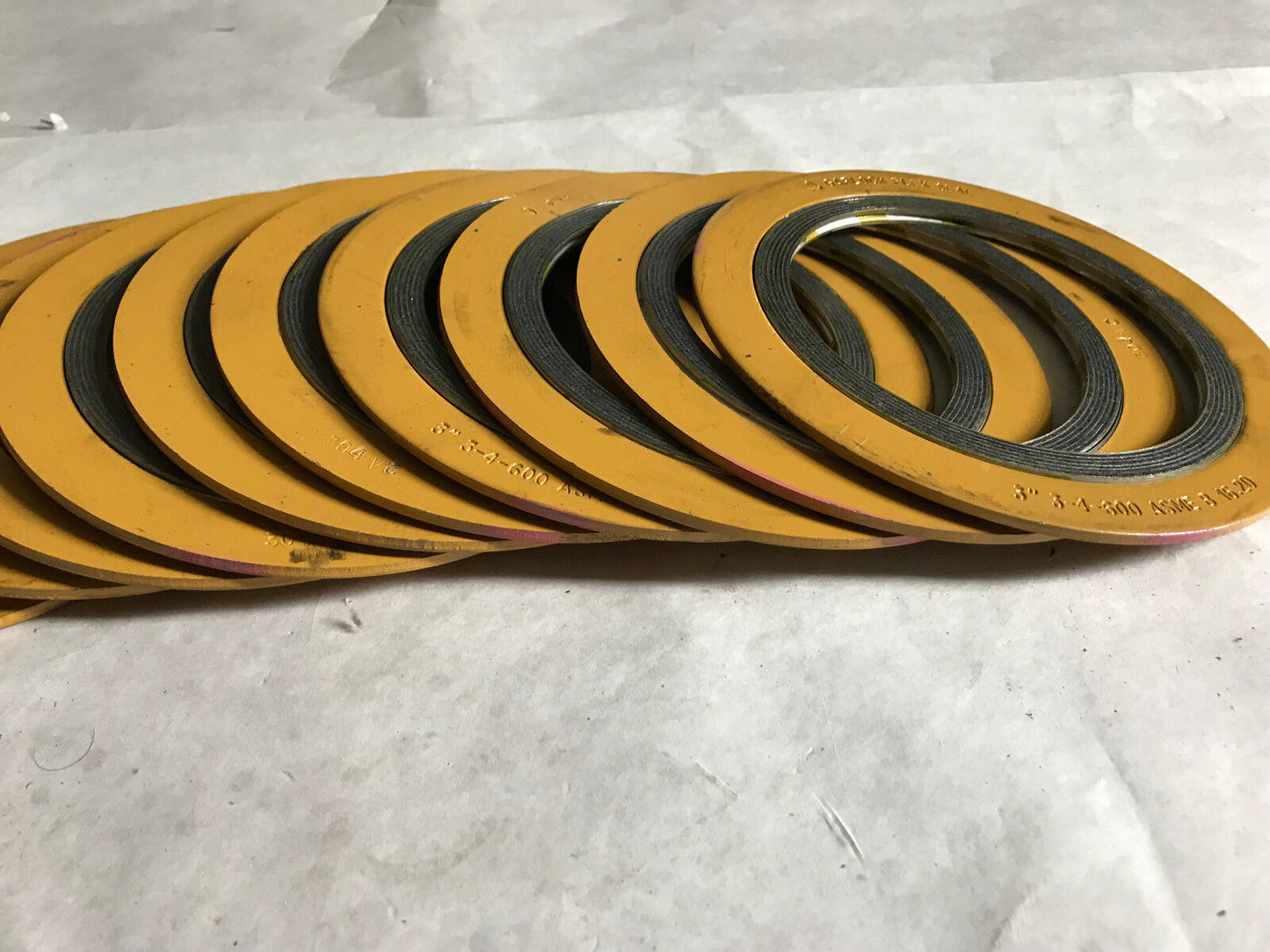 New Lot Of 10 Garlock Flex Seals  3" 3-4-600 Asme B 16.20,   300,Ag
