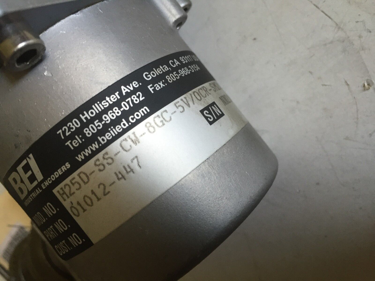 Bei H25d-Ss-Cw-8Gc-5V/0Cr-Sm20,01012-447 Encoder, H25d-Ss-Cw-8Gc-5V/Ocr-Sm20,Ff