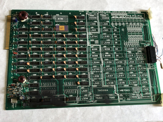 Okuma Osp Crt & Ec-Bus & Gpib  E-4809-032-426-B 1911-0248-15-14 Board,Crt 1F,Bs