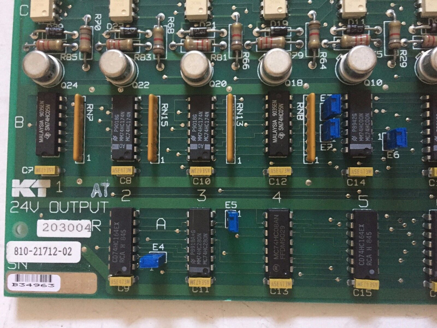 Kt 810-21712-02, 24V Output,Mti 4/92 Kearney & Trecker  8102171202,Tm