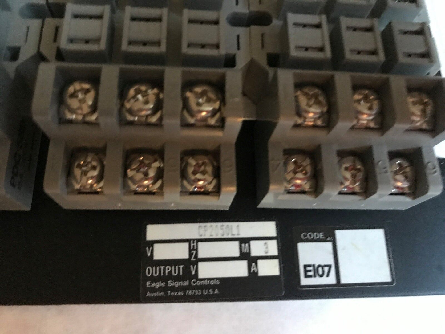 Eagle Signal Cp2030a6, Expansion Unit Cp2050l1,120V,Ey