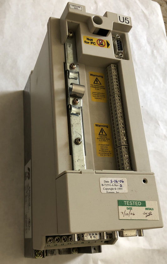 Keb F5 Combivert 10.F5 M1d-Lbea Version 1.0 3Ph Inverter 4.0 Kva,Bw