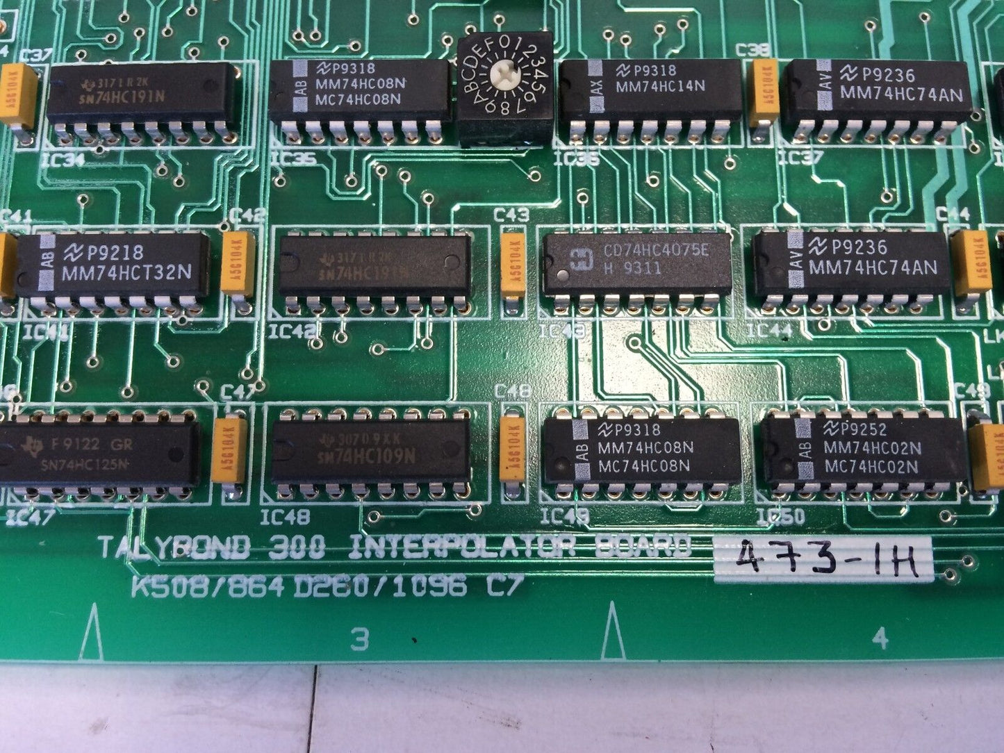 Talyrond 300 D260/1096 B7,K508/864 D260/1096C7 Interpolator Board Plc Board,Er