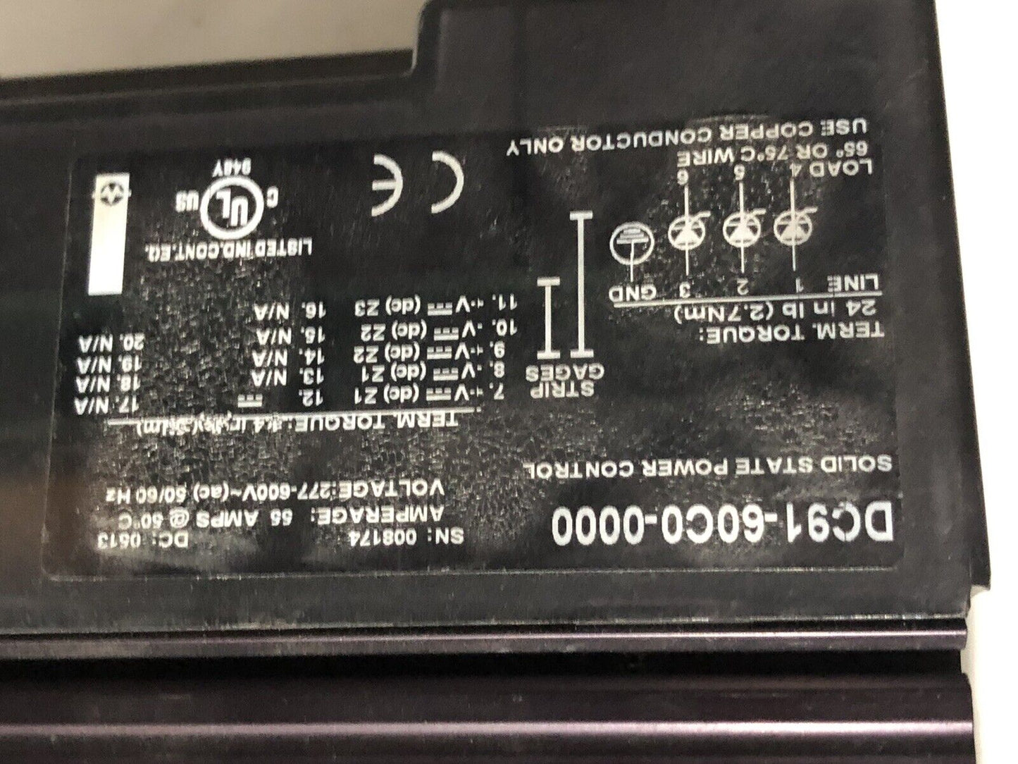 Watlow Din-E-Mite Controller Dc91-60C0-0000 With  Nmb 3115Fs-12T-B30,Tn