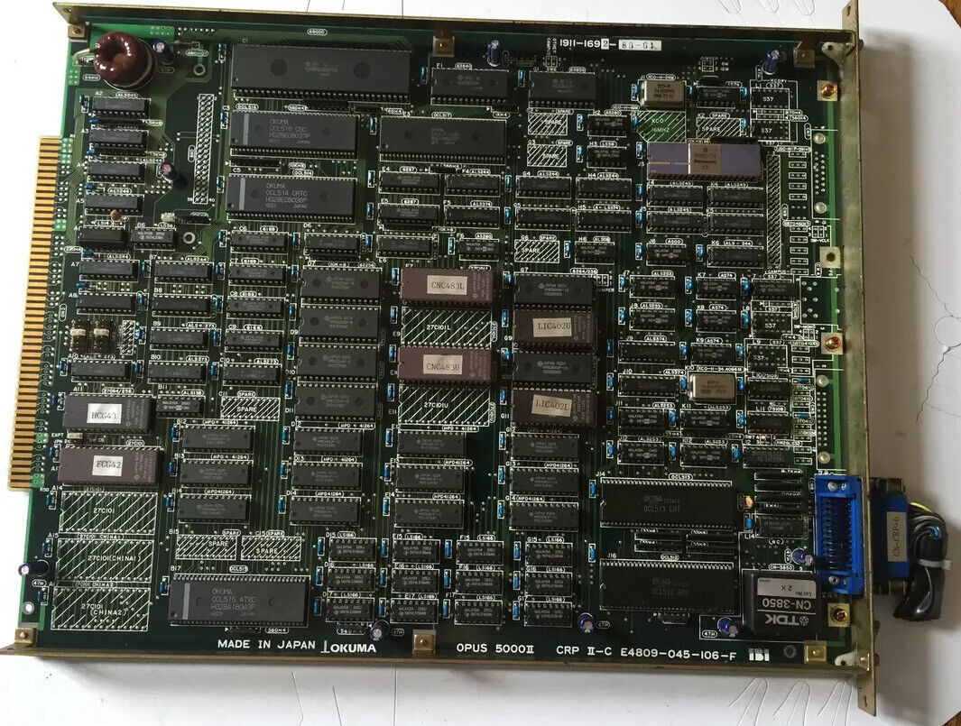 Okuma E4809-045-106-F Opus-5000Ii Crpii-C ,1911-1692-83-61 Board,Fg