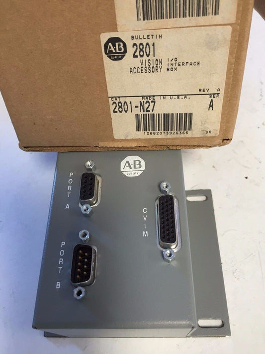 New Allen Bradley 2801-N27 I/O Interface ,Cw