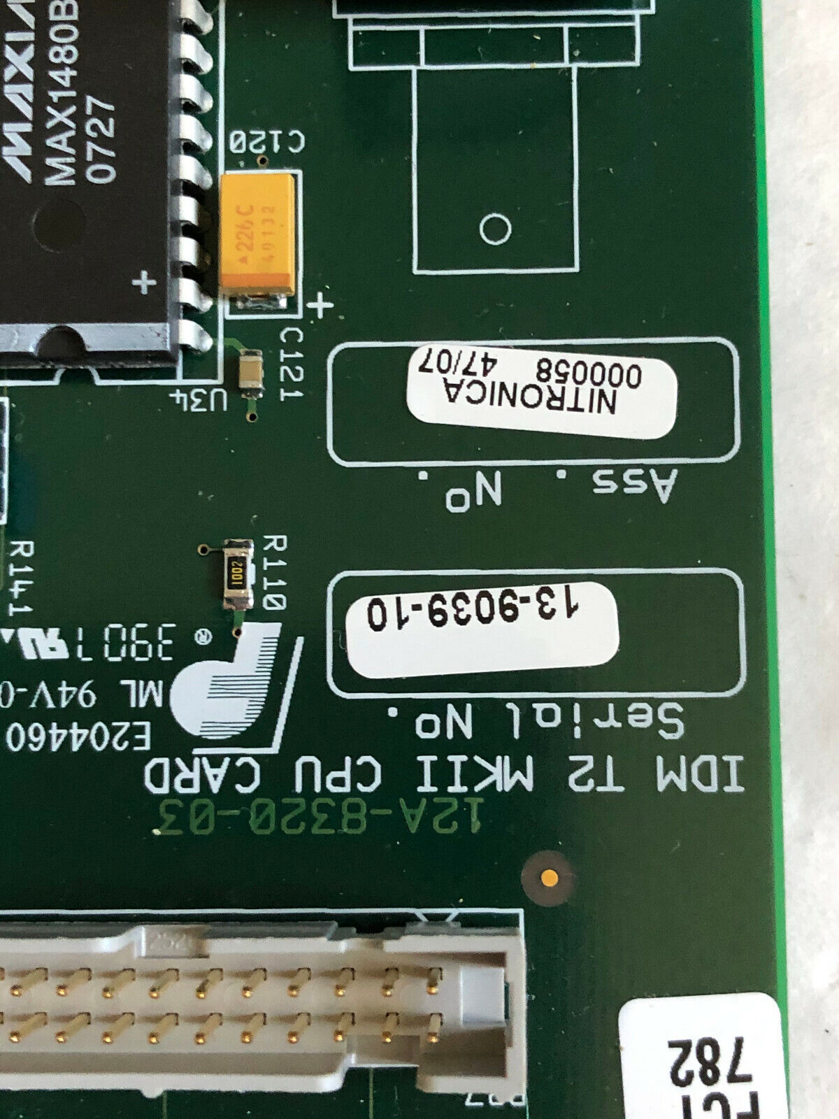 Qualitrol 13-9039-10,E204460,Nitronica, Idm T2 Mkii Cpu Card 90390010,Be,Cf