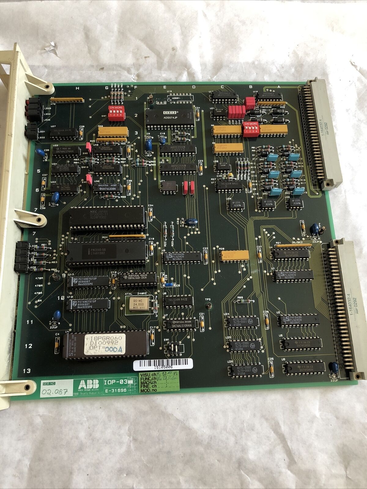Abb Robotics Abb Iop-03,E-31696 Control Board ,I0p-03,Bh
