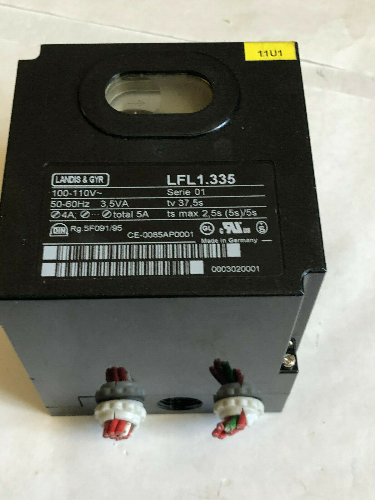 (For Parts Only) Landis & Gyr Lfl1.335 Gas Burner Controller,Lfl1335,Lfl 1335,Dk