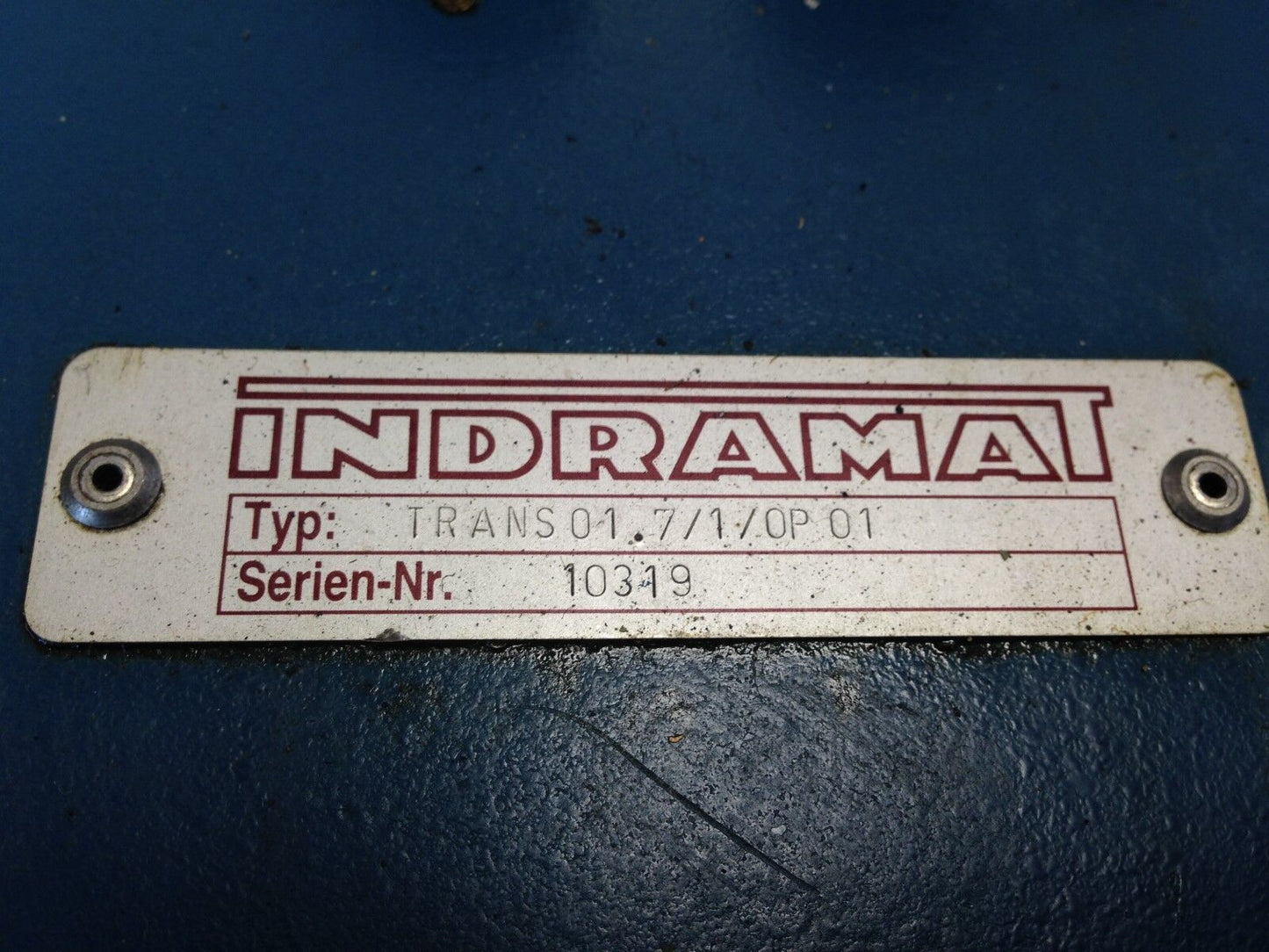 Indramat Trans-01.7/1/0P 01  Trans Servo Axis Position Controller,Dd