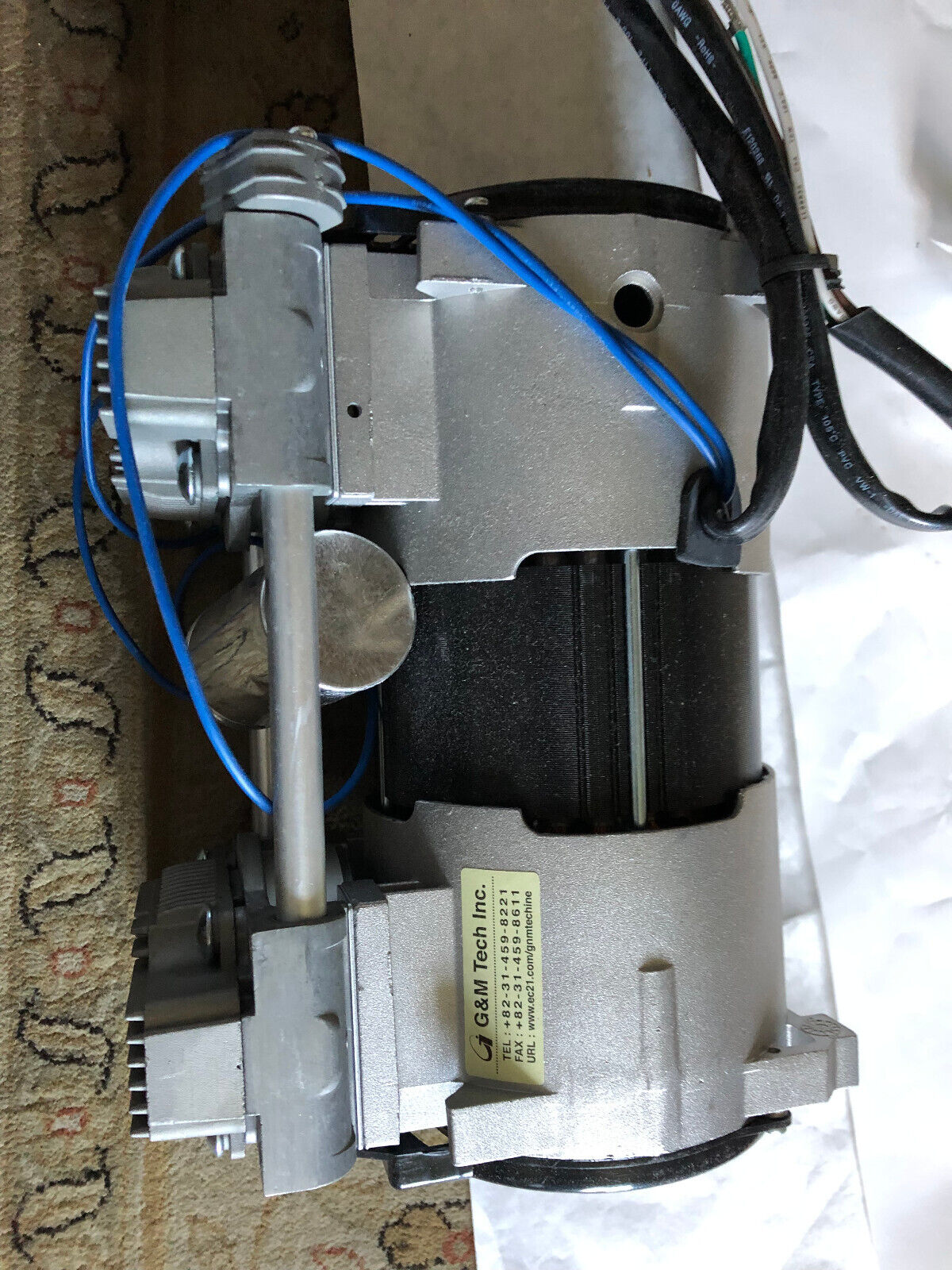 New G&M 120Rnd Oil-Less Rocking Piston Pump. 115Vac 4Bar,120Rnd-115V,An