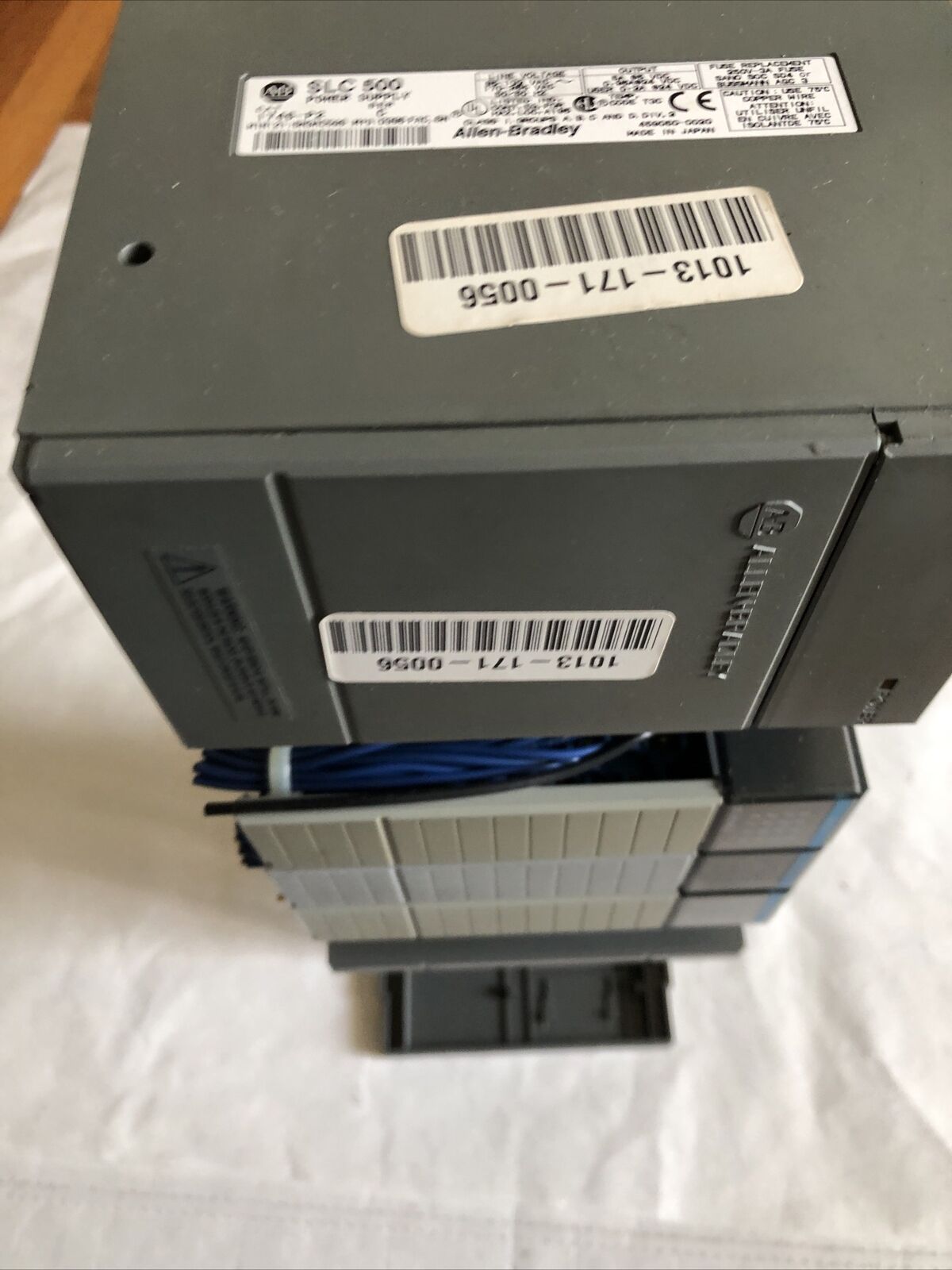 Allen Bradley Slc-500 Plc 1746-P2, 1746-A10, 1746-P2, 1746-Ib16 ,10-Slot,Dg