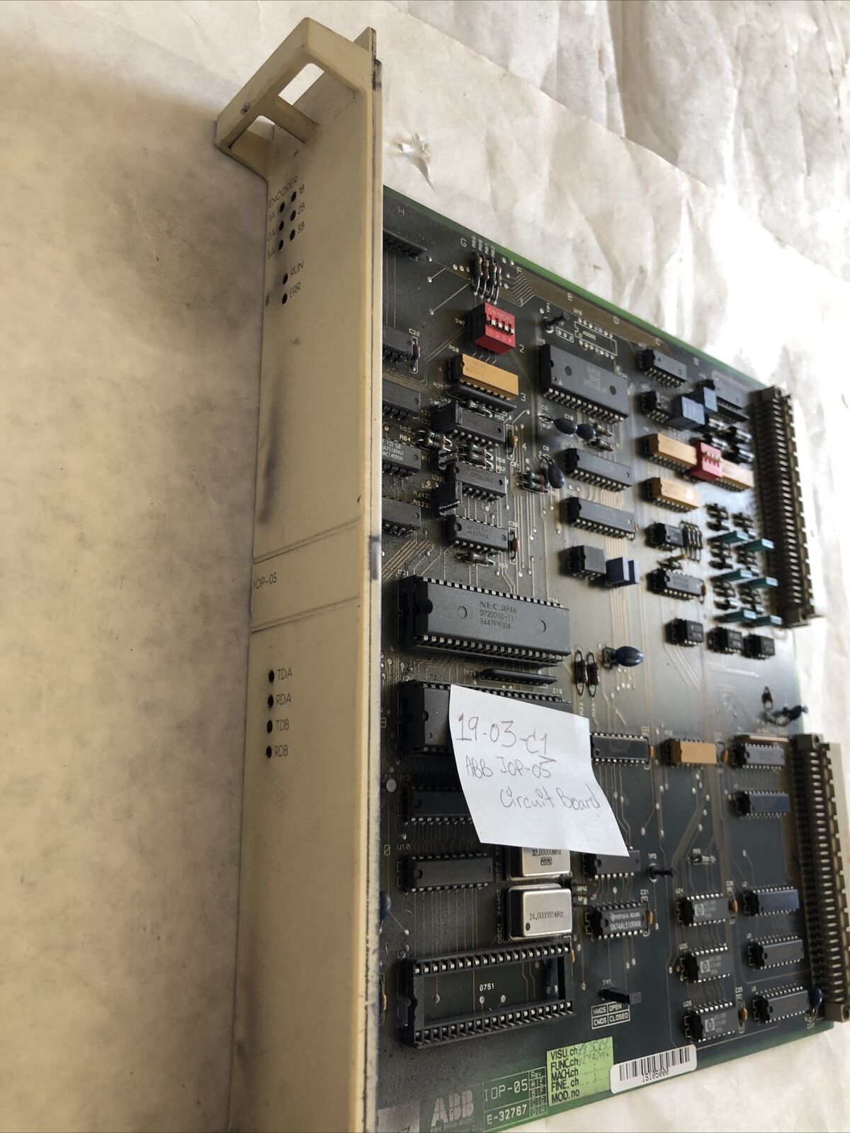 Abb Robotics Abb Iop-05,E-32767  I0p-05,E-32767 Control Board ,Bh