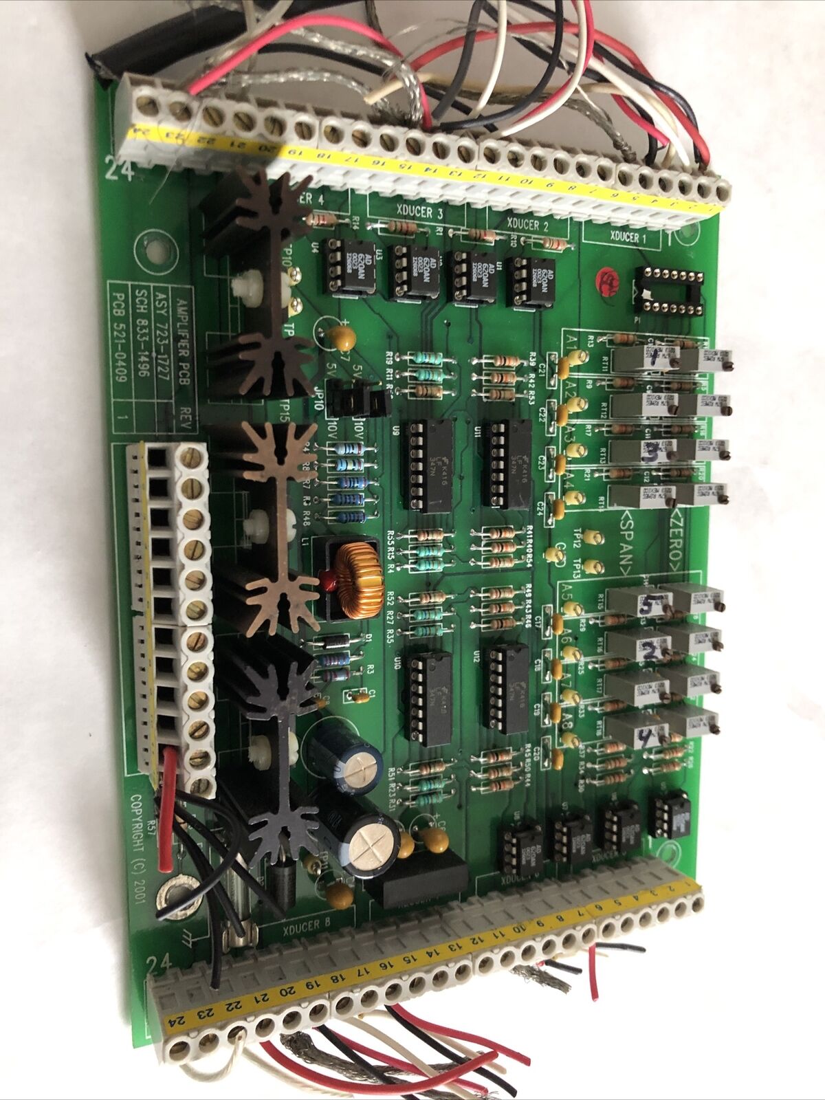 Amplfier 723-1727,Sch 833-1496, Pcb 521-0409  Pcb Board,Fj