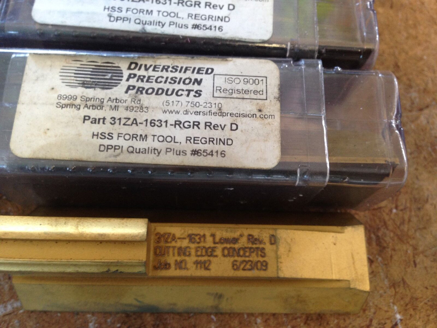 New Lot 2 Diversified 31Za-1631 Lathe Hss Tools/Chamfering 31Za-1631-Rgr,Bn