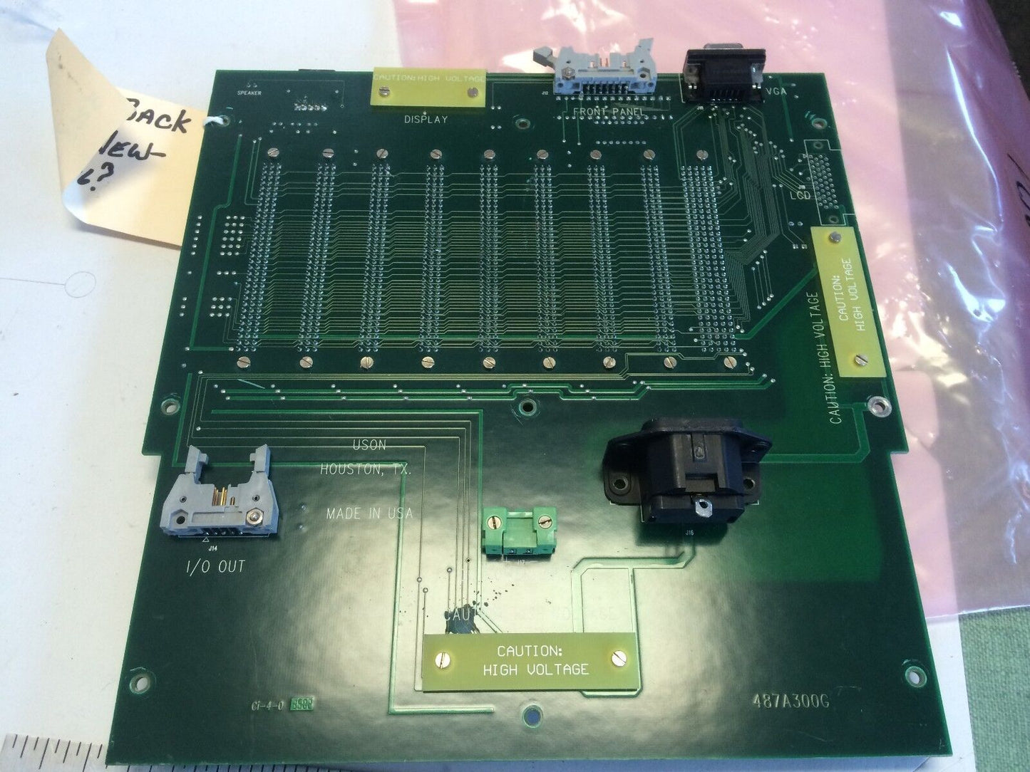 Uson 487A300g Corp Backplane For 4600 Leak Tester 486&386 Processor,Sg