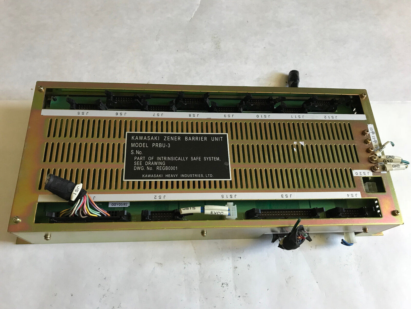 Kawasaki Prbu-3,Kawasaki Zener Diode Barrier Units Safety Relay Module Robot,Ab