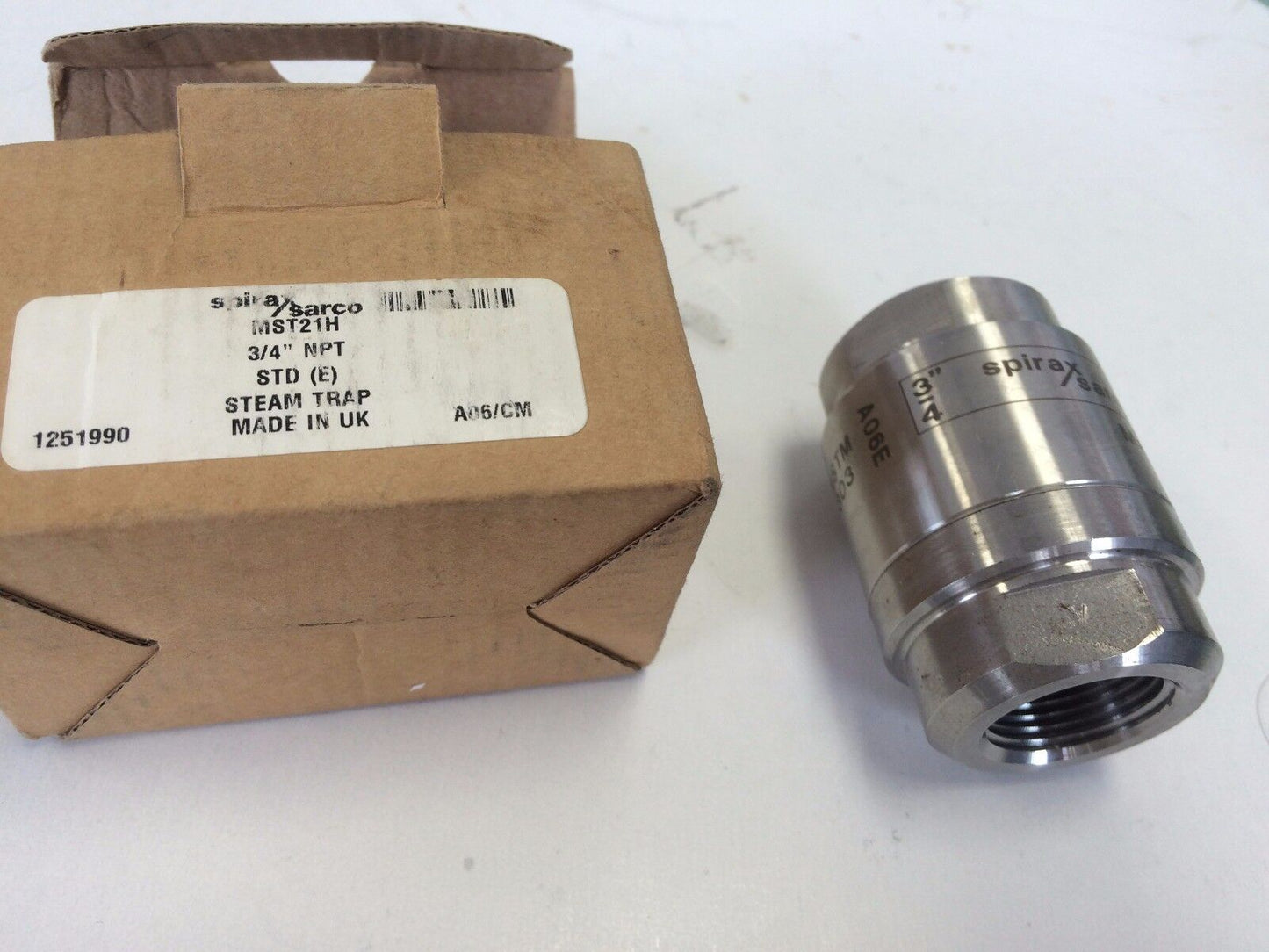 New 3/4" Npt Ss Steam Trap Spirax Sarco Mst21 ,3/4” Mst21hastm 303,A06e,Cr