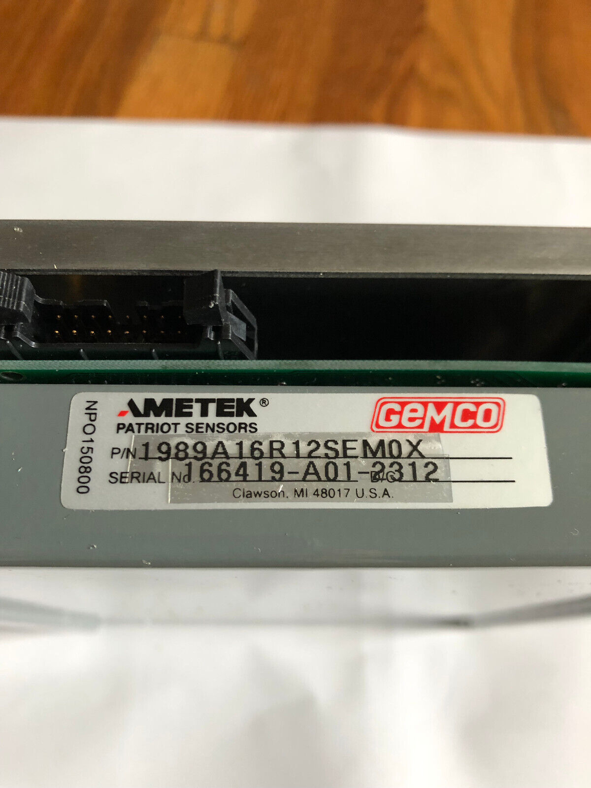 New Ametek 1989A16r12sem0x Gemco Quik-Set Iii,An
