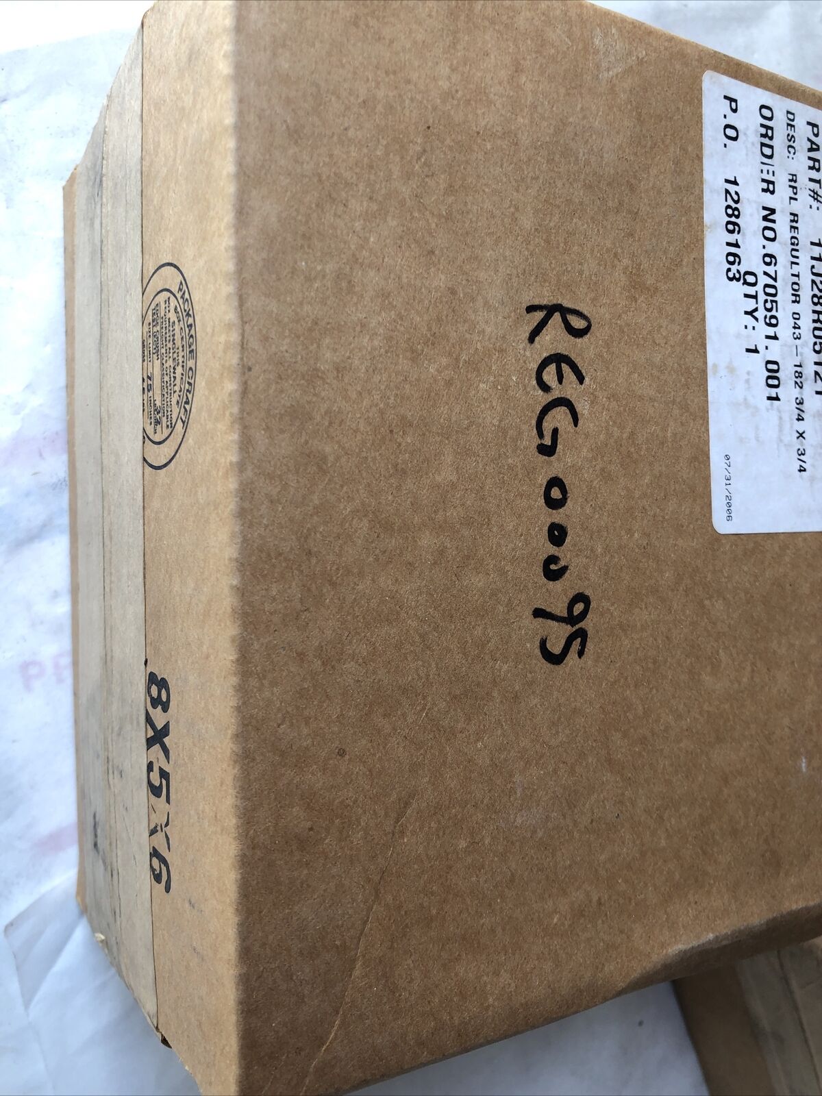 New 3/4 Actaris B-42,125 Ag Trane B-42,11J28r05121 Gas Regulator,3/4" Npt,Fi