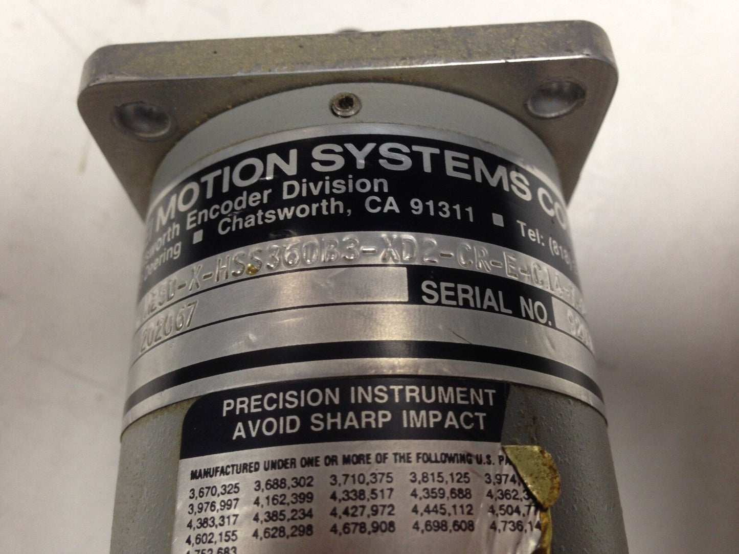 Bei M25d-X-Hss360b3-Xd2-Cr-E-C14-X-24 , W/O 202067 Rotary Encoder,Dl