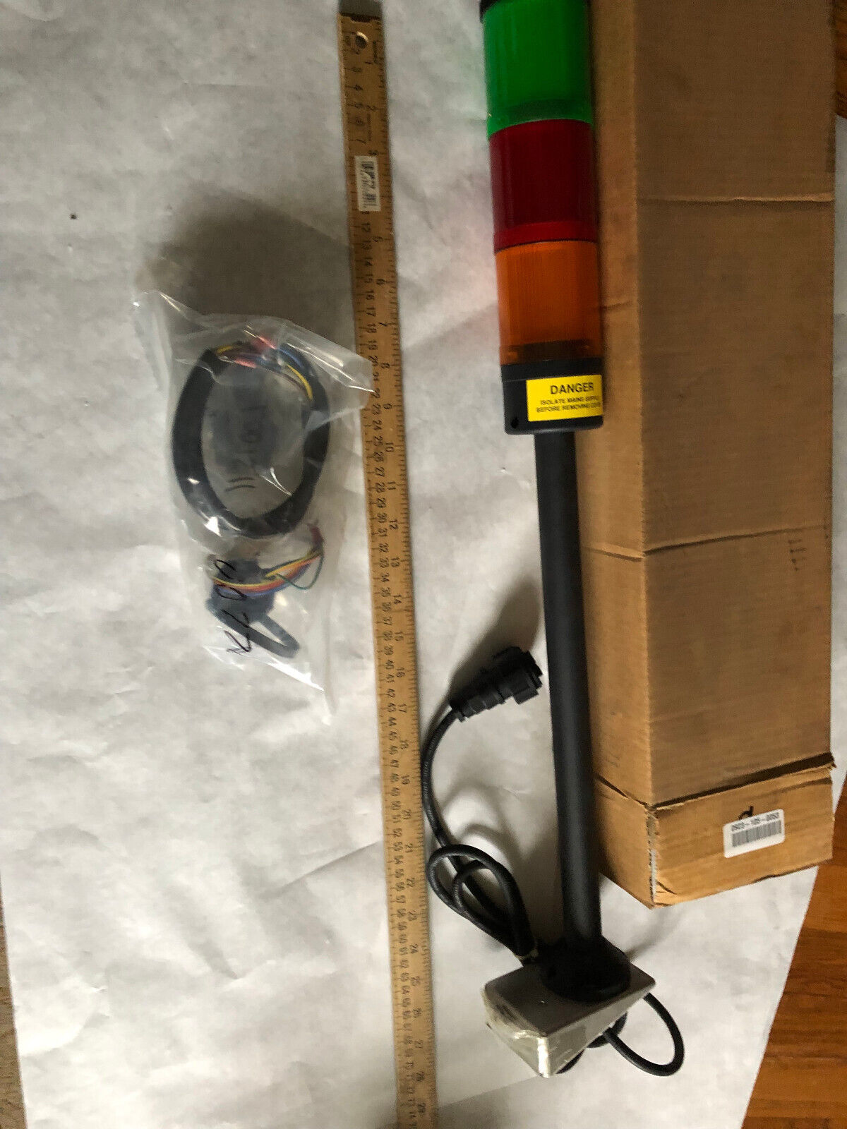 Cutler Hammer E26yed15v5 Dual Flashing Stack Light Ddc3 Light Beacon Assembly,Az